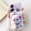 For Oppo Realme 10 Pro+ 5G Case Fashion Girl Luxury Cat Soft Silicone Cover For Realme 10 Pro+ 10pro Plus 6.7" Protective Shell