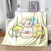 1pc Blanket Sumikko Gurashi Print Design, Lightweight Blanket for Sofa, Bed- Soft &Warm, Gift for All Seasons like Christmas, Halloween