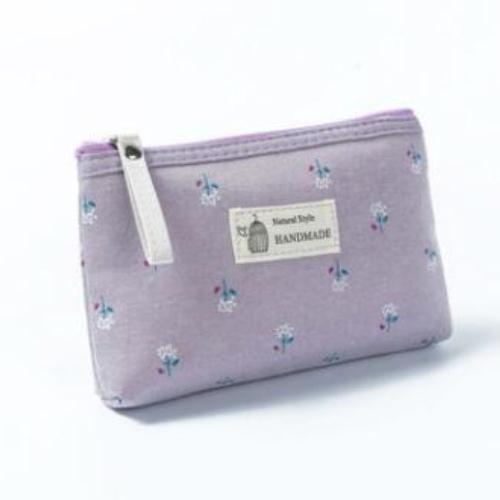 

Cute Makeup Bag for Women, Minimalist Cosmetic Pouch Travel Toiletry Organizer, Gift Idea for Girls, Waterproof Small Bag