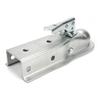 Adjustable Trailer Coupler 2-1/2in Channel Secure Coupling for 2in Hitch Ball 3500lbs Weight Capacit