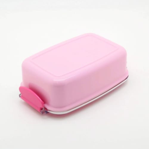 OSK Hello Kitty Sakura Lunch Box with Dividers, 500ml, Made In Japan, Dishwasher and Microwave Safe, Includes Gasket, Stylish and Cute, Perfect for Ki