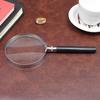 Senior Friendly Handheld Magnifying Glass Antislip Handle 5 Size Lens Option Perfect For Books Stamps Hobbies
