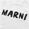 Marni Thje0333p0 UScS11 Low01 Logo Crop Women S Short Sleeve Tee