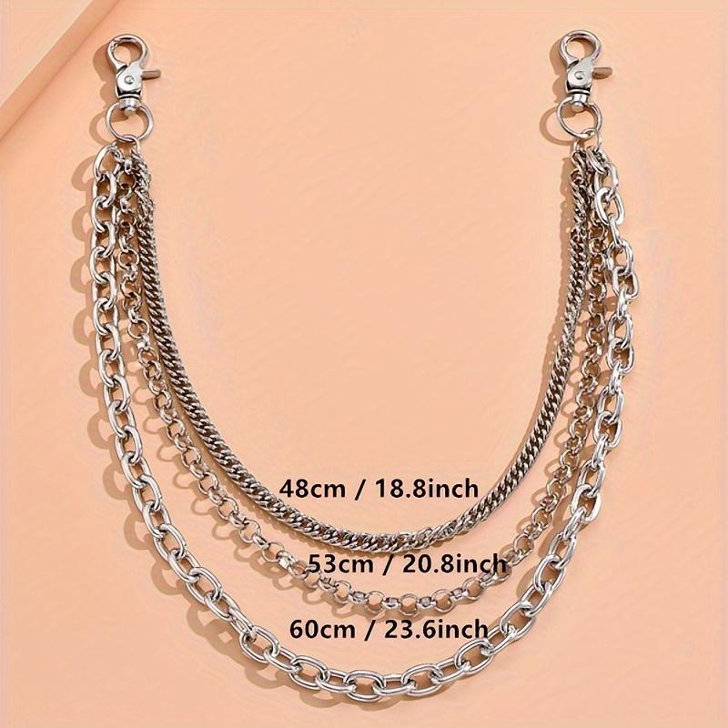 Tassel Keychain Pocket Chain Pants Trousers Chain Layered Waist Tassel Chain Punk Chain Accessories, Ideal Choice for Gifts