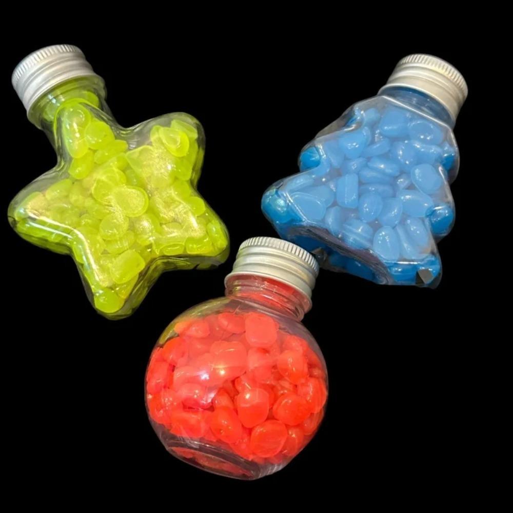 Leuchtsteine Leuchten im Dunkeln Kieselsteine Steine Fluoreszierende Steine für Aquarium Aquarien Wasserlandschaft Heimdeko 1cm