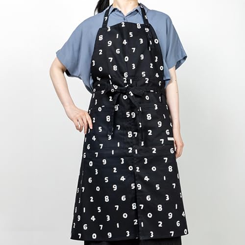 Marushin H-shaped Apron SO-SU-U, Wet Feather Color, Approx. 90cm H x 95cm W (excluding strings)