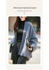 Women's 100% Wool V-neck Loose Knit Pullover Shawl - Solid Color Casual Sweater for Autumn/Winter