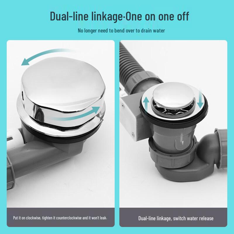 TLXT Bathtub Drainer Assembly