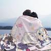 Nekopara Anime Otaku Blankets Fleece Decoration chocola vanilla Portable Super Soft Throw Blanket Bedding Couch Bedding Throws