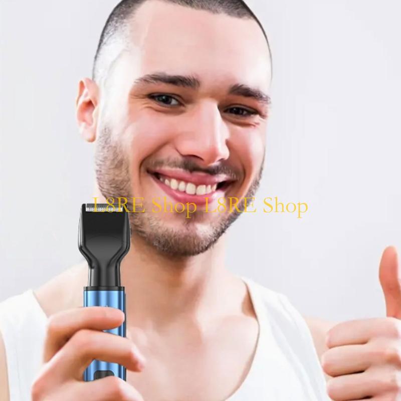 L8RE Nose Hair Shaver Electric Shaving Tool 4 in 1 Grooming Device Electric Shavers USB Rechargeable Convenient Grooming Tool