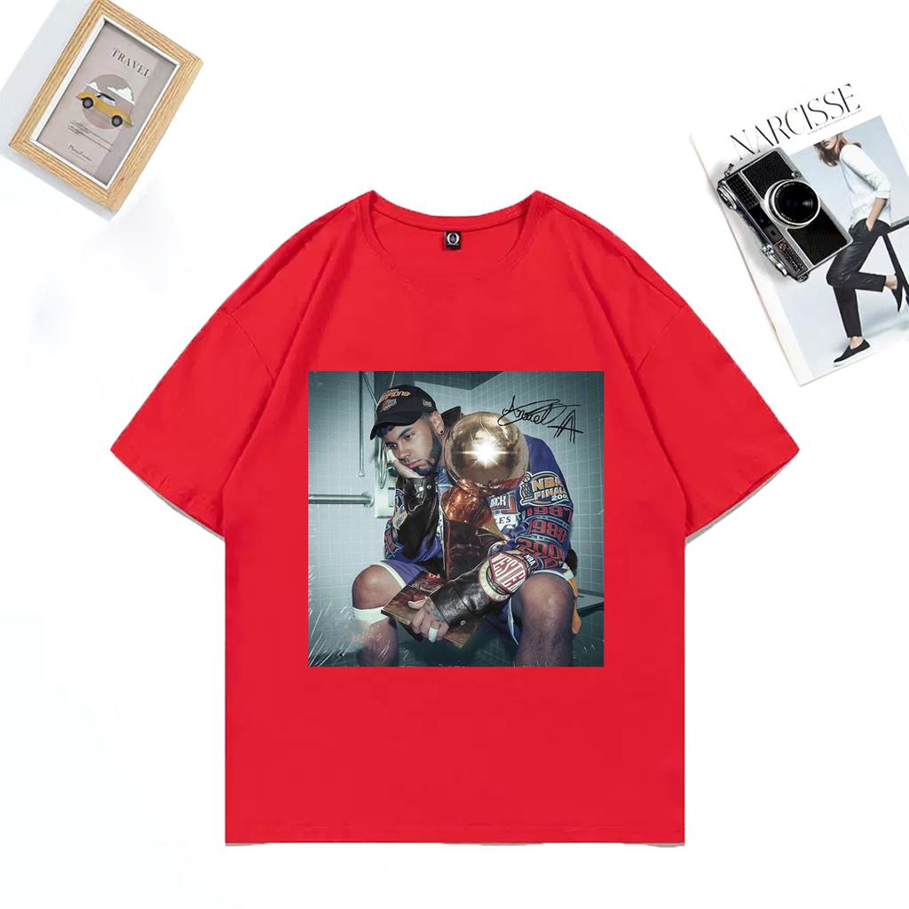 Anuel AA Graphics T Shirt Unisex WOMENs Fashion Oversized streetwear Cotton t shirts short sleeve vintage Unisex Hip Hop clothing