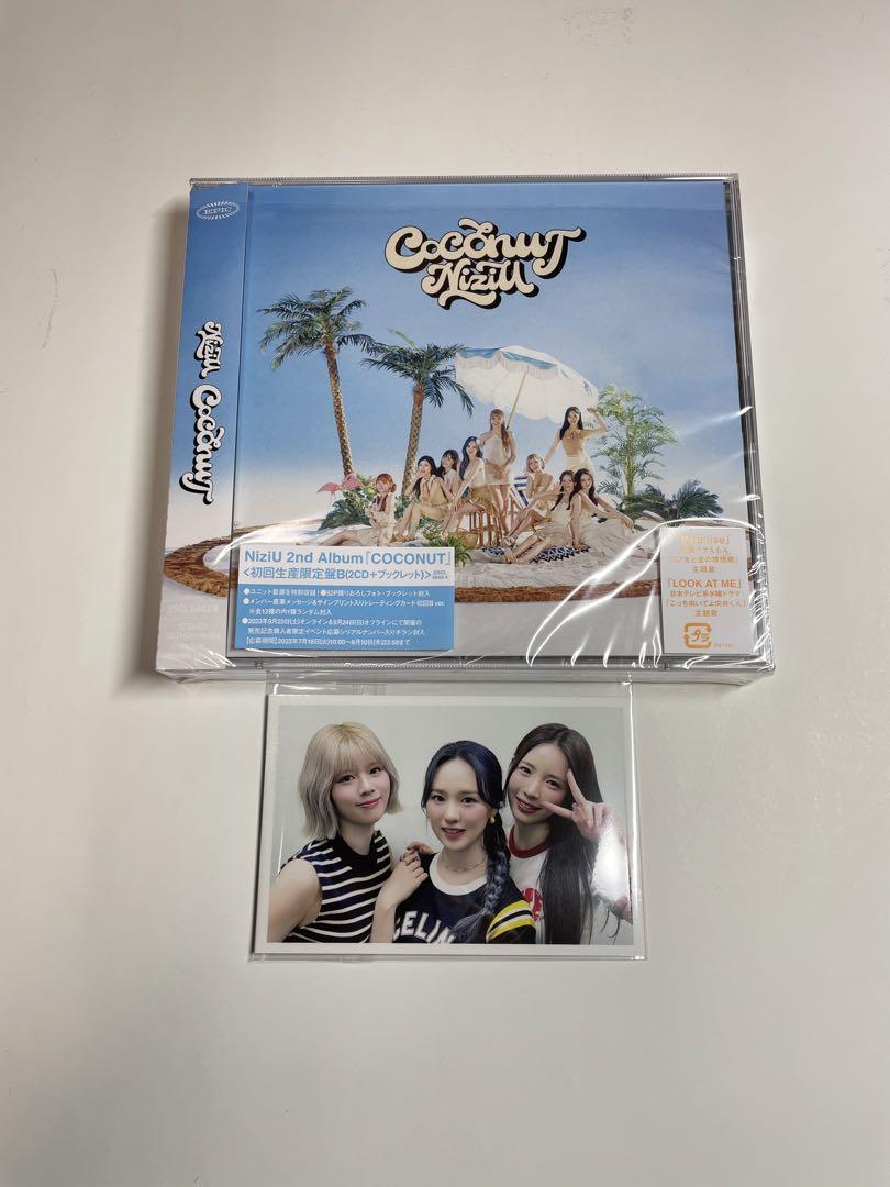 

[USED] NiziU Coconut B Edition Trading Card Included 2CD Booklet Rio Maya Riku