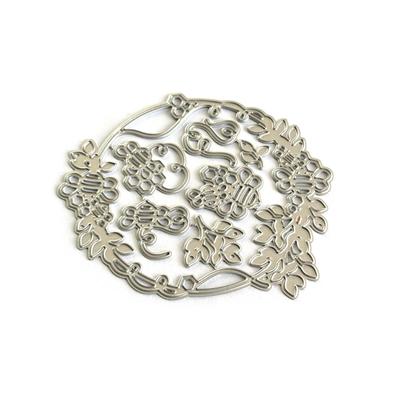 Flower Wreath Cutting Dies for Card Making Scrapbooking Carbon Steel Die Cut Templates Decorative Embossing Paper Dies