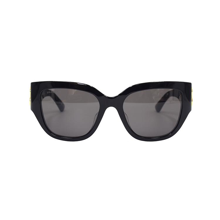 Balenciaga Bossy Glamorous BB Logo Series Square Sunglasses Women Sunglasses BB0323SK-002-55