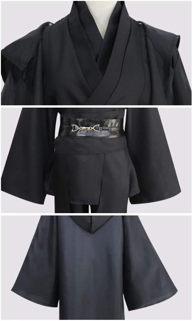 Costum Cosplay S&C Live Halloween Costum Star Wars Costum Cavaler Jedi Poncho + Top + Pantaloni + Curea Set de Lux Anakin Luke Skywalker Halloween Cosplay pentru Bărbați