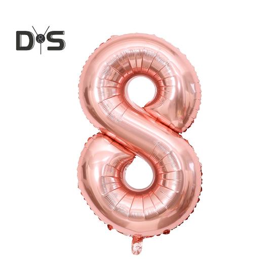 

40-дюймовые воздушные шары с цифрами, легко надуваются, широко используются большие воздушные шары из фольги, большие воздушные шары с цифрами, украшение для вечеринки I