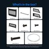 BIQU Panda Perch AMS Bracket Set, Black Aluminum Alloy, High Strength