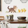 Cartoon Kitten Yellow Duck Kitchen Restaurant Background Beautification Decoration Wall Stickers