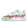 Nike Air Force 1 Special Shoe Box Slip Resistant Abrasion Resistant Low top Skateboard Shoes Unisex White Green Red CW2288-111(Team80-S-BOX)
