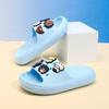 Kids Cartoon Comfortable Slippers Soft Sole Non Slip Ninja Design Perfect For Home Use