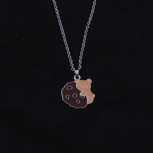 Ins Internet Celebrity Cartoon Boy Couple Pendant Duck Simple Hip Hop Gift Sweater Chain Tide