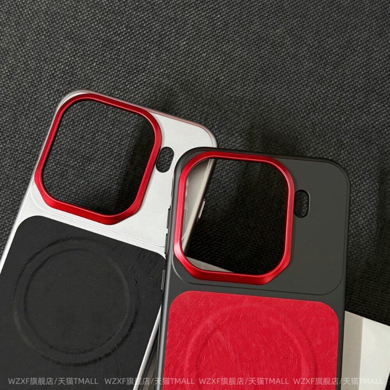 For OPPO Find X9 Pro Case Luxury For MagSafe Magnetic Velvet PU Leather Splicing Electroplated PC Lightweight Hard Cover