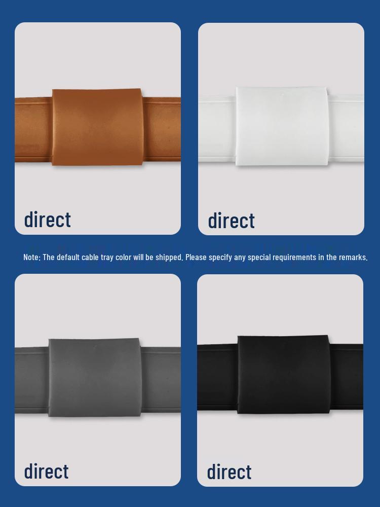 Driehoekige PVC Oppervlaktemontage Hoek Kabelgootstrip voor Decoratieve Kabelgeleiding