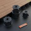 Höhenverstellbares Terrassen-Stützfuß-Set Beseitigung von Höhenunterschieden Terrassendielen Plattenlager Terrassenlager