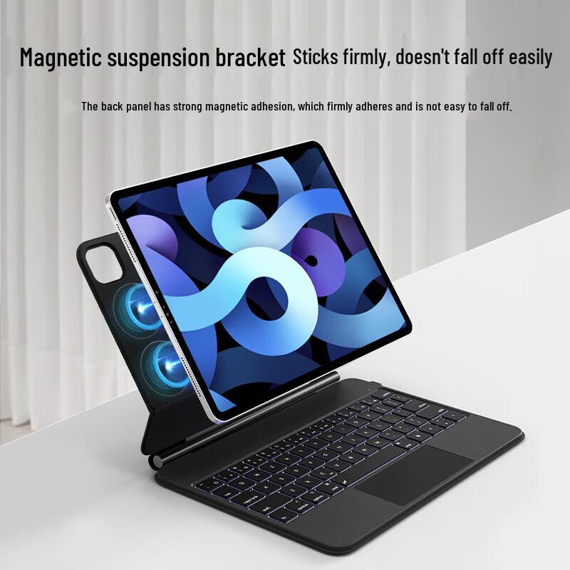 AUSDOM Magkey 12.9 Magnetische Tastaturhülle für iPad Pro/Air 13 Zoll