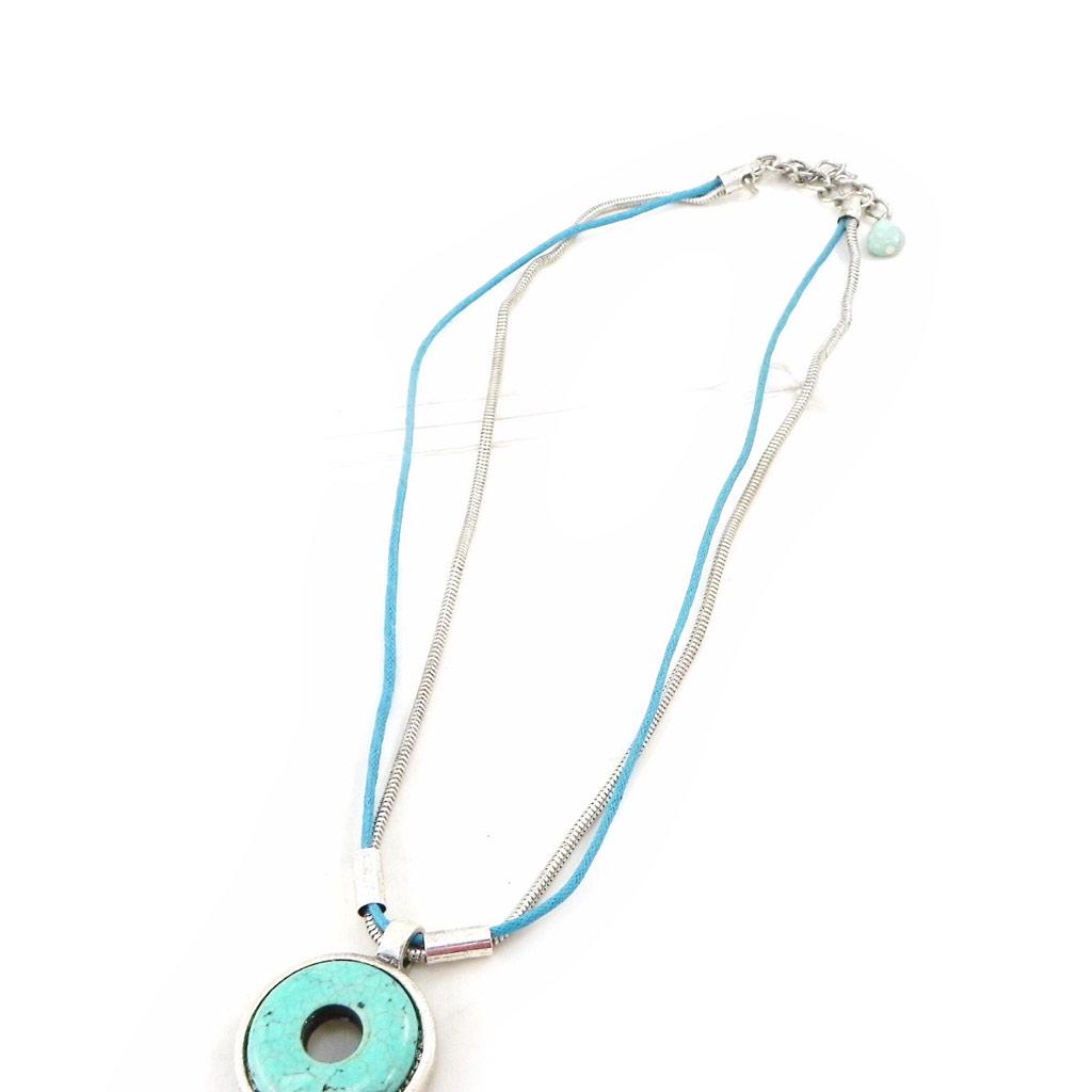 Les Trésors De Lily [I5865] - Collier Créateur 'Kilimanjaro' turquoise