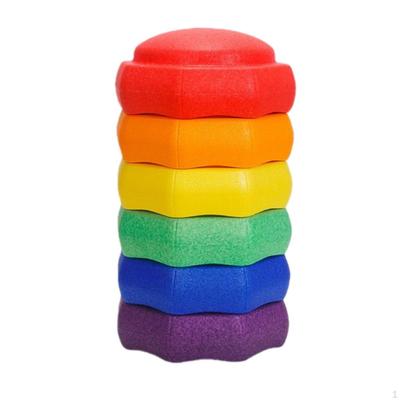 6 Pieces Kids Stepping Stones Coordination Balance Stone Motor Skills Toy for Young