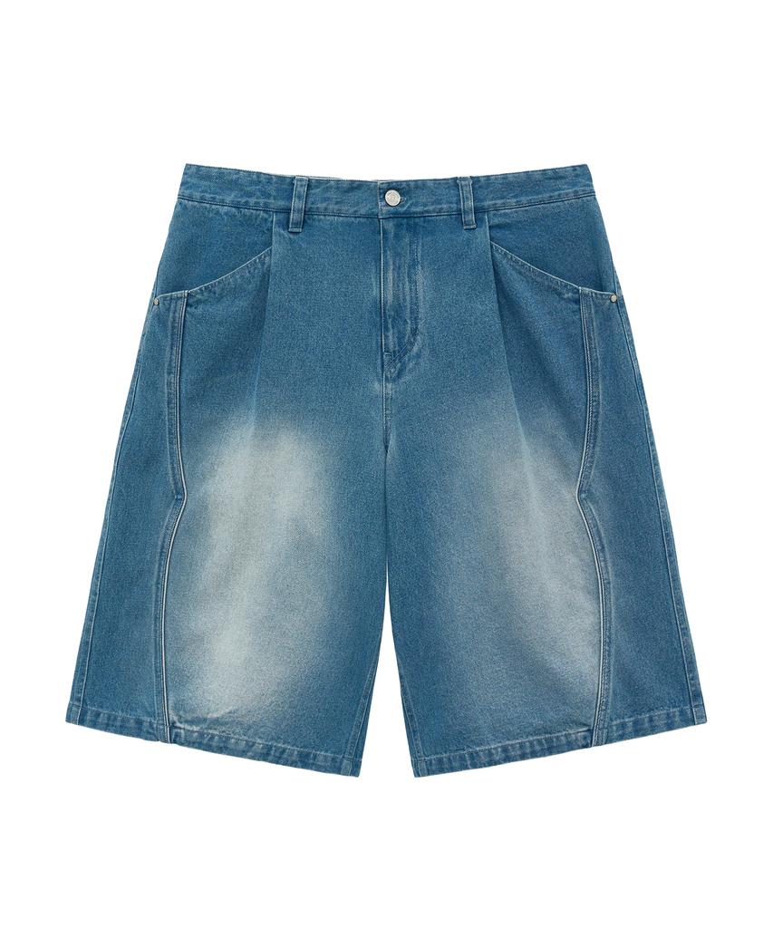 UNGIMMICK Western Denim Bermuda Shorts (Blue)
