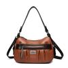 A Contrasting Color Crossbody Bag for Women with Multiple Compartments and A Large Capacity Single-shoulder Bag