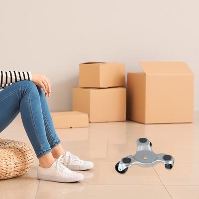 Mobile Triangolare in Ferro 3 Ruote Mobile Mobile Mover Oggetti Pesanti Mover Wheel per Cabinet Moving Dolly Mover Dolly