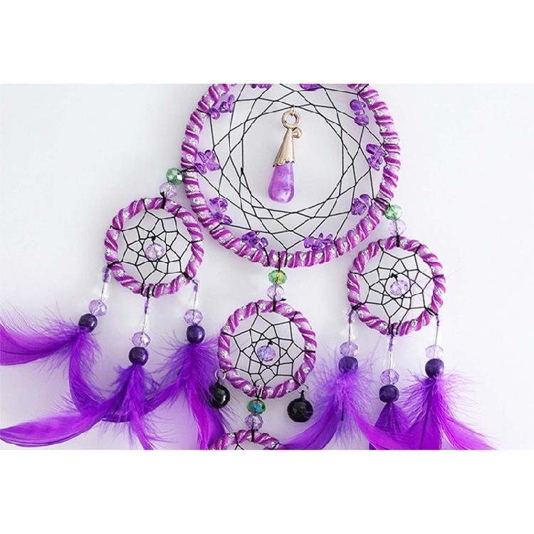 Handmade Dream Catcher Beads & Feathers Wall Hanging Bedroom Ornament Decoration