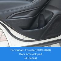 For Subaru Forester 2019-2020 Car Door Anti-Kick Protective Pad Protector Mats Cover Sticker Auto Interior Accessories