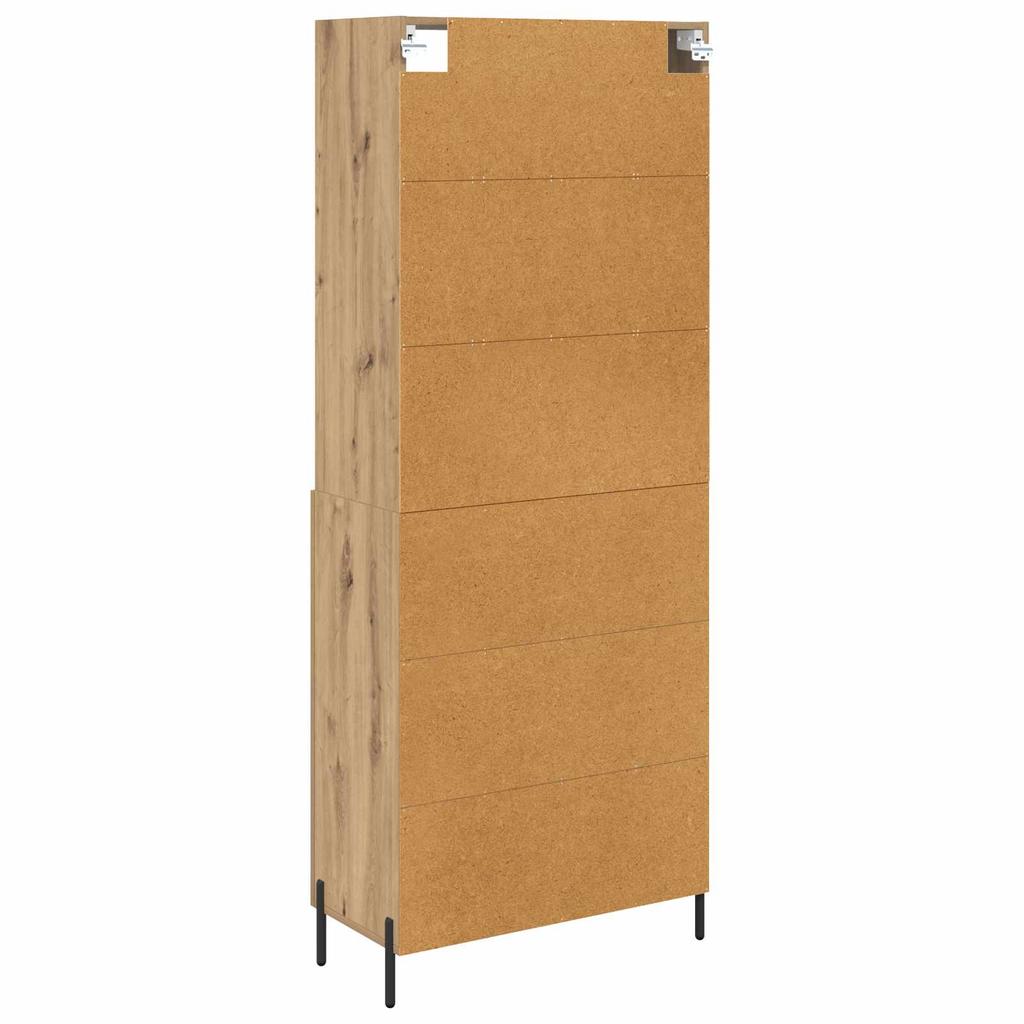 Highboard Artisan Oak 69.5 x 32.5 x 180 cm Particleboard