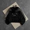Unisex Streetwear Hooded Zip-Up Sweatshirt 2026 Casual Sportswear With Letter Print