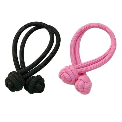 Fashionable Chinese Knot Hairband Trendy Hair Tie Polyester Material Hair Tie Head Rope Perfect for Girls High Ponytails