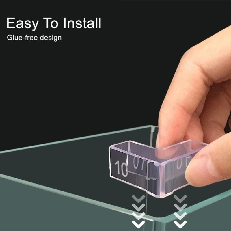 Easyly Install Aquariums Edges Protectors Offering Superior Safety Against Collision Tilting and Water Leakage