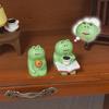 Japanese Frog Coffee Table Ornament: Cartoon Miniature Healing Rocking Chair Decoration