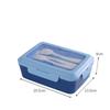 Microwave Safe Wheat Straw Lunch Box for Kids BPA Free Reusable Bento Box for School Work or Picnic Use