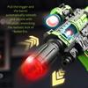 Realistic Electric Toy Gun Mist Spray Vibration Blaster with LED Light Sound Music Effects Role Play Toy Birthday Gift for Teens