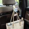 Space Saver Tulip Flower Car Hooks Leather Car Hanging Hook Multipurpose Car Back Seat Hooks  SUV