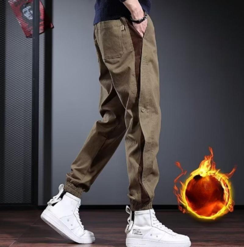 Męskie spodnie cargo z elastycznym pasem i wieloma wiązaniami, luźne, z wieloma kieszeniami i prostymi nogawkami, modne spodnie ogrodniczki