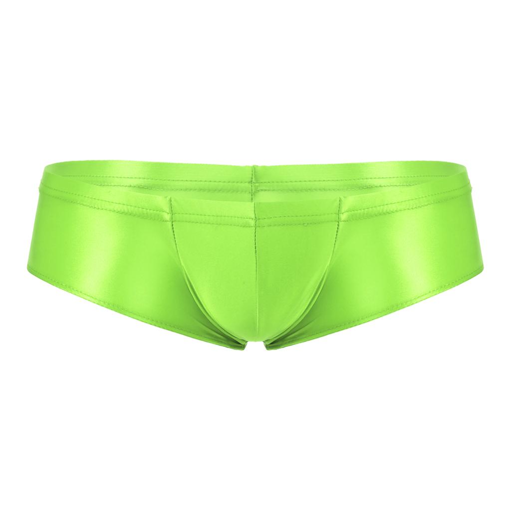 Mens Low Rise Briefs Solid Color Stretch Underpants Elastic Waistband Swimwear Casual Daily Use