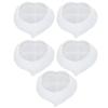 5Pcs Epoxy Mold Resin Casting Mould Silicone Leaf Shaped Dish Plate DIY HandMade Ornaments