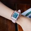 Authorized Distributor [ICE-WATCH] Ice Watch Tonneau Type Wristwatch Men's Unisex 024563 ICE Digit Boliday Nude Clear Rose Gold Small Date Day of the