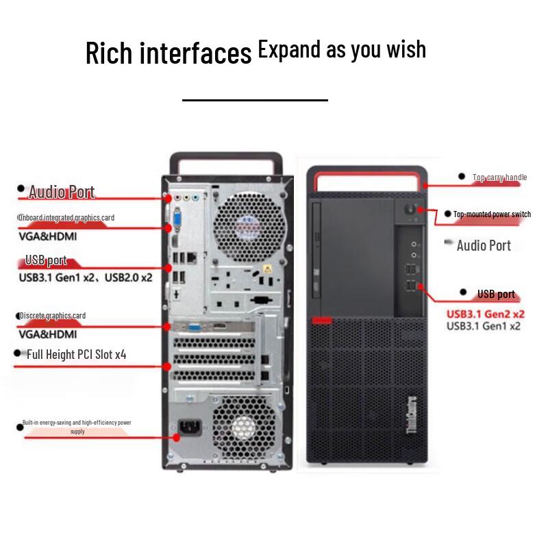 Lenovo Kaittian M630Z Commercial Desktop PC (CN version)
