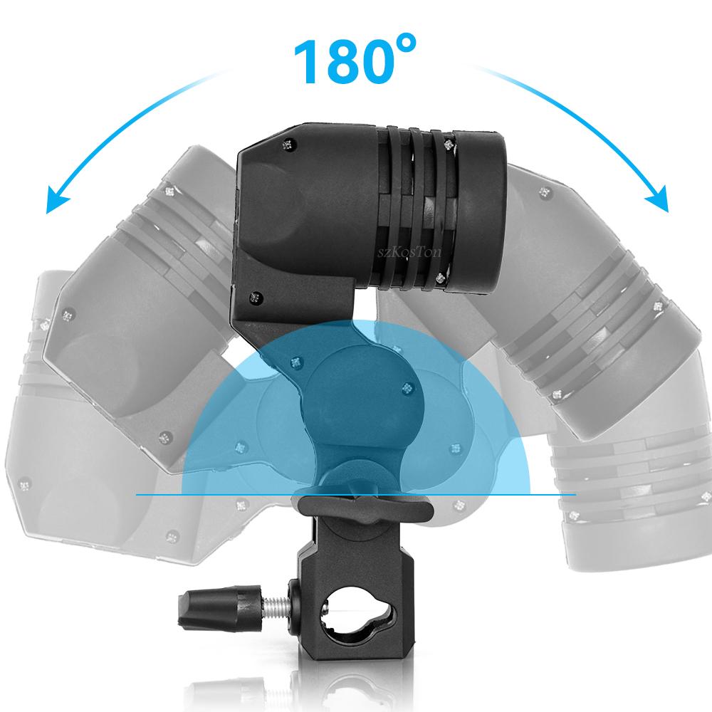 2PCS/1PC E27 Single Head Bulb Holder Socket Flash Umbrella Bracket Photo Lighting Bulb Holder For Photography Studio Accessories